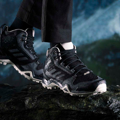 Zapatillas Adidas Terrex Ax3 Mid GTX Mujer - Senderismo | EF3365 Negro