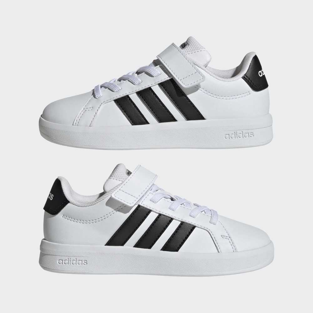 Zapatillas Adidas Grand Court 3.0 Niños - Urbano | HP3531 Blanco/Negro
