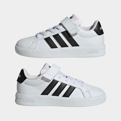 Zapatillas Adidas Grand Court 3.0 Niños - Urbano | HP3531 Blanco/Negro