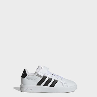 Zapatillas Adidas Grand Court 3.0 Niños - Urbano | HP3531 Blanco/Negro