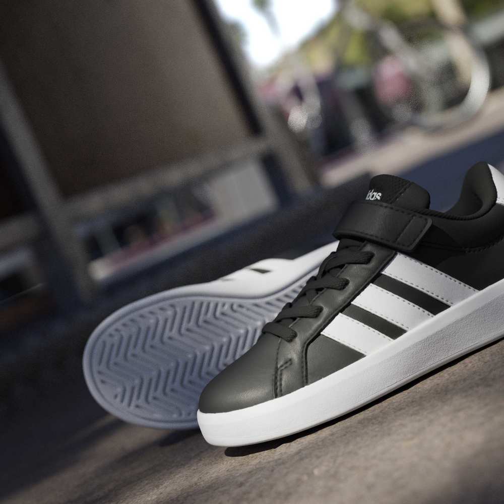 Adidas Grand Court 3.0 Niños - Urbano | HP3533 Negro