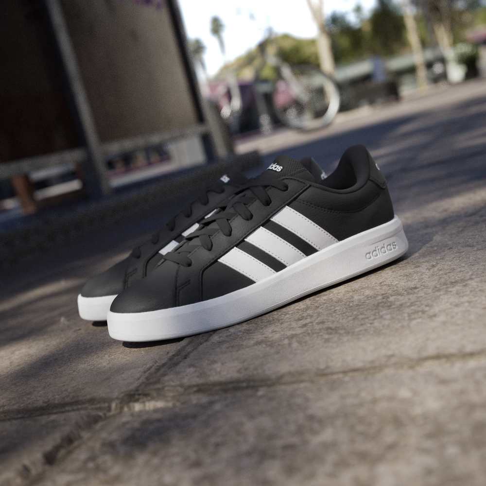 Zapatillas Adidas Grand Court Base 3.0 Mujer - Urbano | HQ0095 Negro