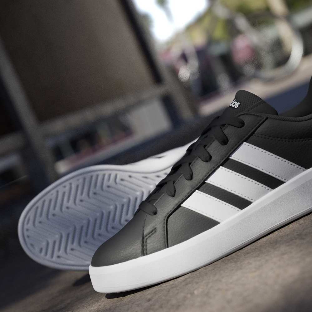 Zapatillas Adidas Grand Court Base 3.0 Mujer - Urbano | HQ0095 Negro