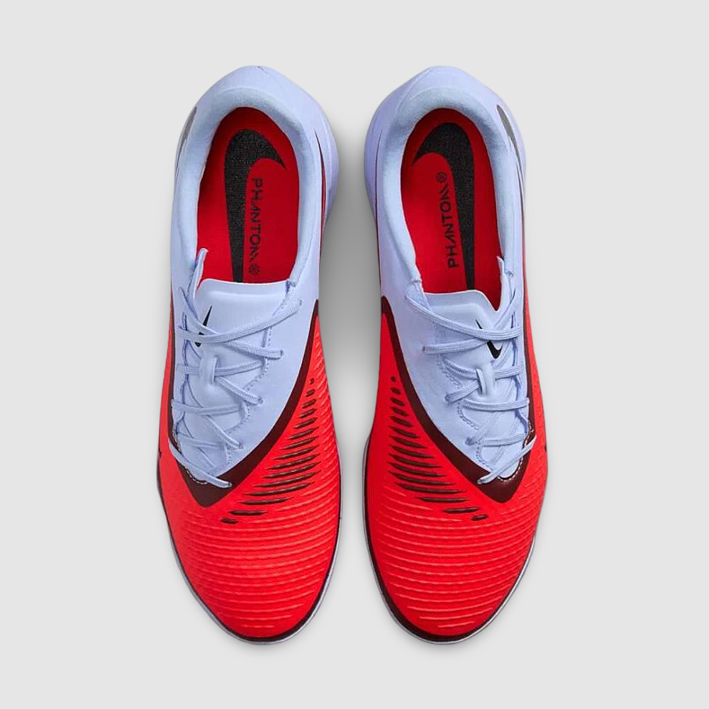 Zapatillas Nike Phantom 6 Low Hombre - Fútbol | HQ2325 400 Celeste/Rojo