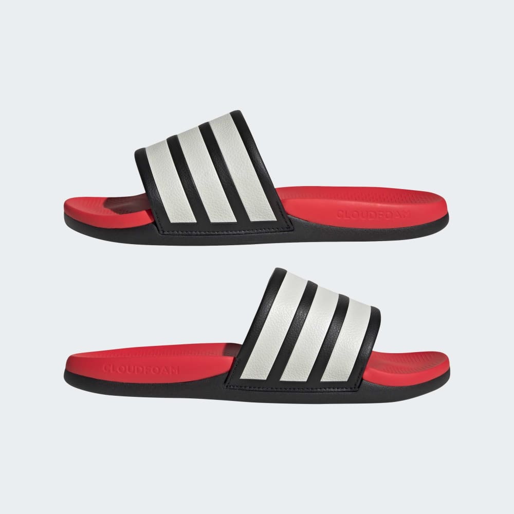 Sandalias Adidas Adilette Comfort 2.0 Hombre - Natación | HQ2472 Rojo/Negro