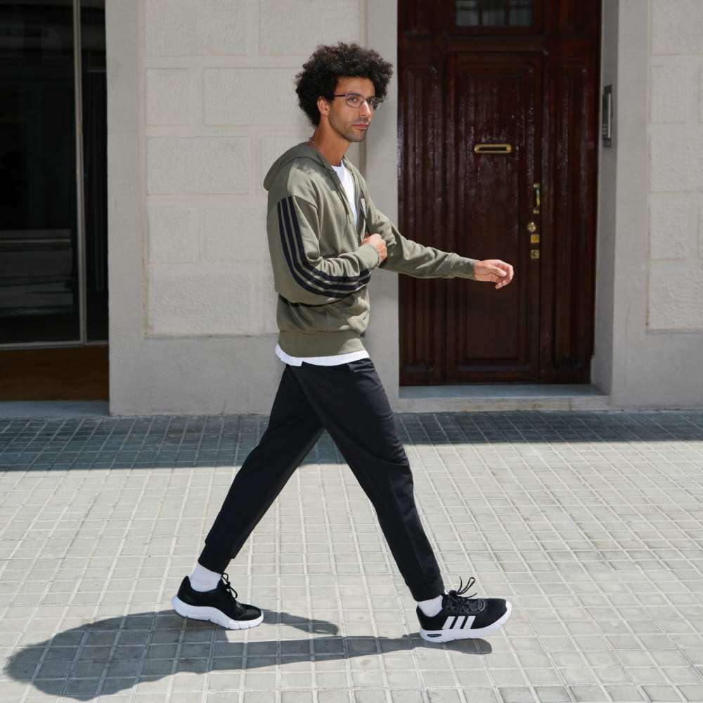 Zapatillas Adidas Cloudfoam Flex - Laces Hombre - Urbano | HQ4854 Negro