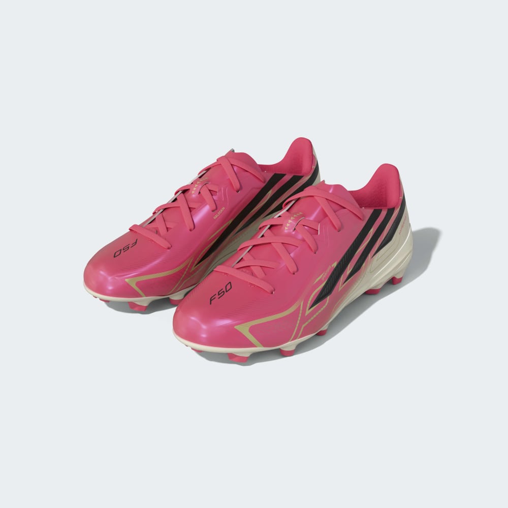 Zapatillas Adidas F50 Hyperfast League FG Unisex - Fútbol | HQ5161 Rosa