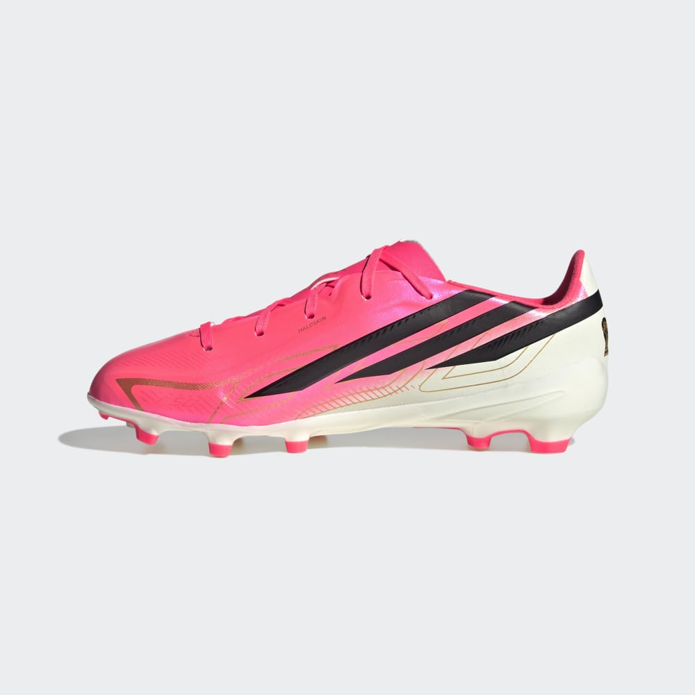 Zapatillas Adidas F50 Hyperfast League FG Unisex - Fútbol | HQ5161 Rosa