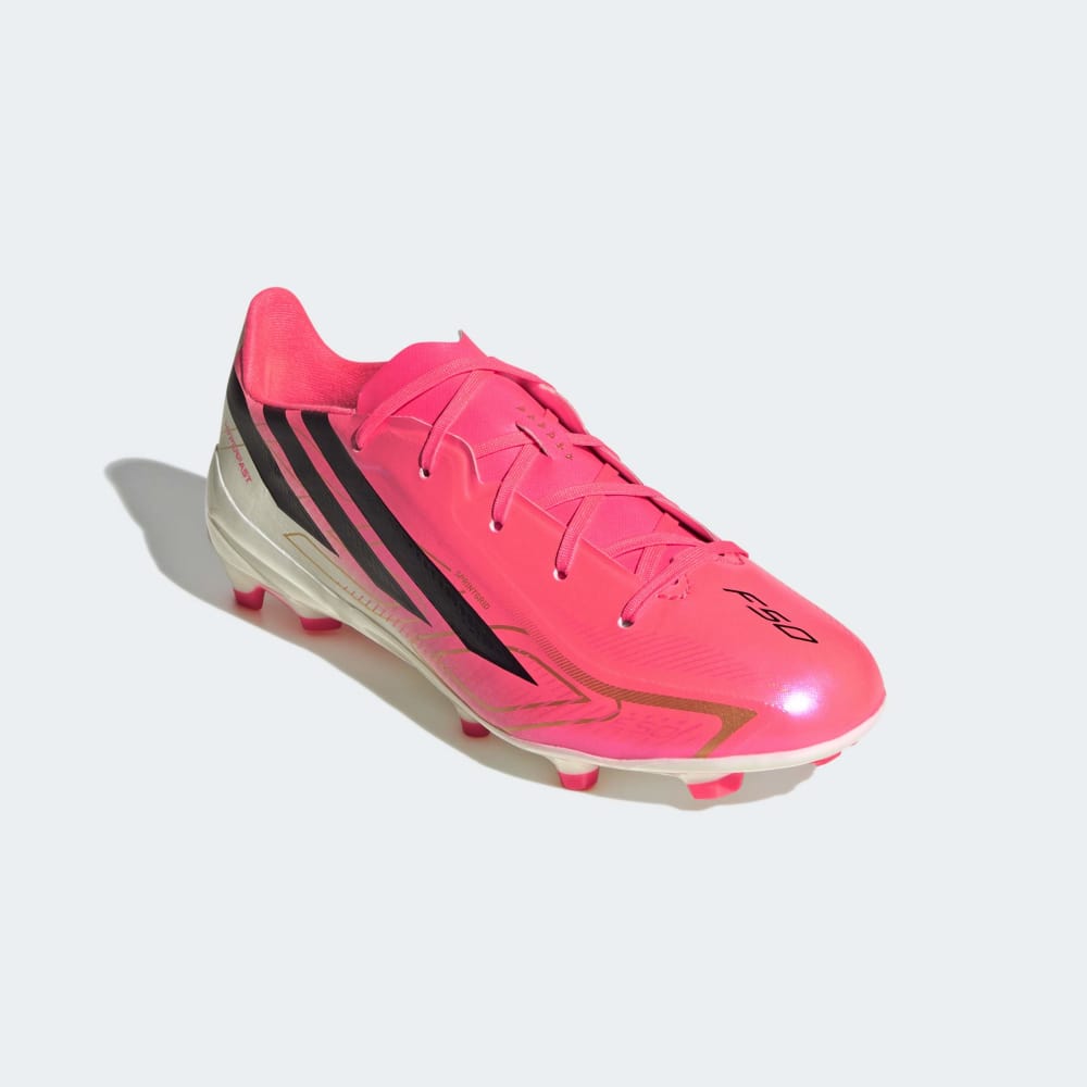 Zapatillas Adidas F50 Hyperfast League FG Unisex - Fútbol | HQ5161 Rosa
