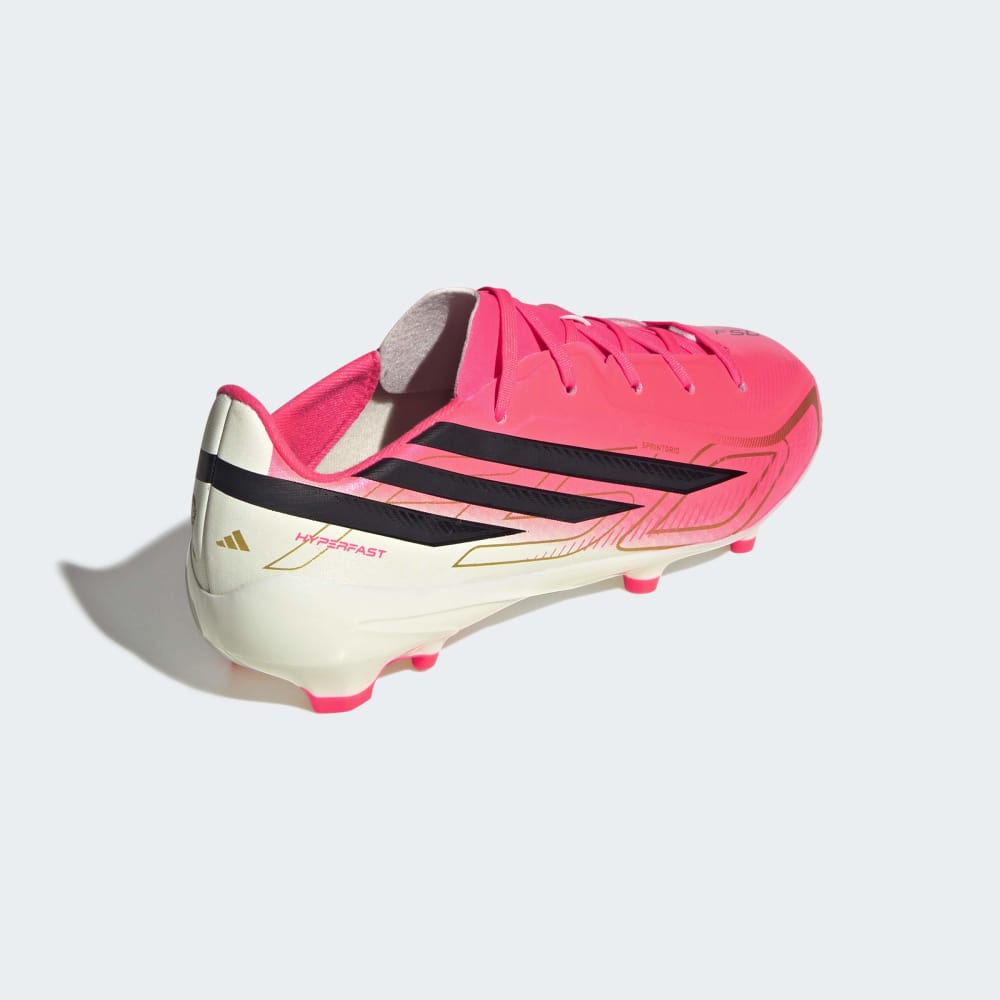 Zapatillas Adidas F50 Hyperfast League FG Unisex - Fútbol | HQ5161 Rosa