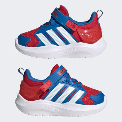 Zapatillas Adidas Marvel Lightorama Spider-Man Niños - Running | HQ9191 Rojo/Azul