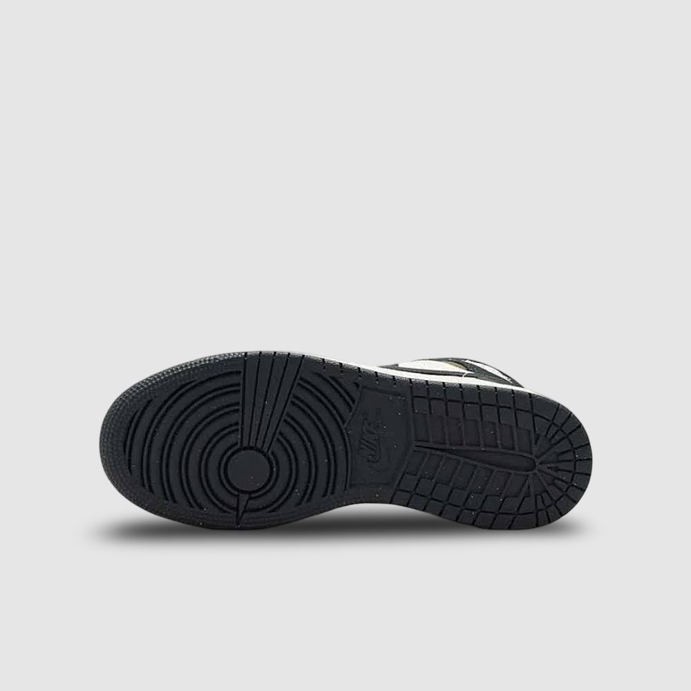 Zapatillas Nike Air Jordan 1 Mid Unisex - Básquet | Negro/Blanco