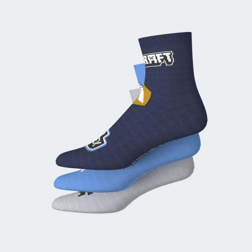 Medias Adidas Minecraft 3P Unisex - Urbano | HZ9518 Multicolor