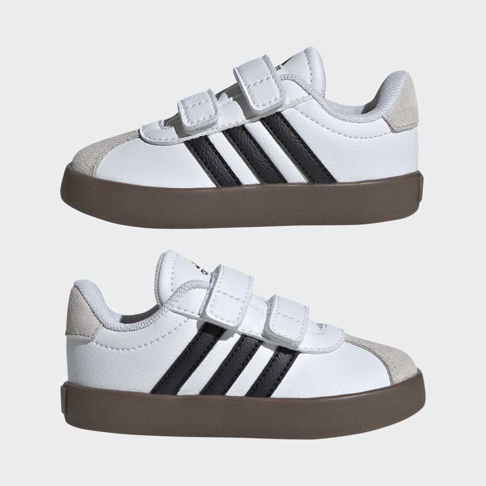 Zapatillas Adidas VL Court 3.0 Niños - Urbano | ID9157 Blanco