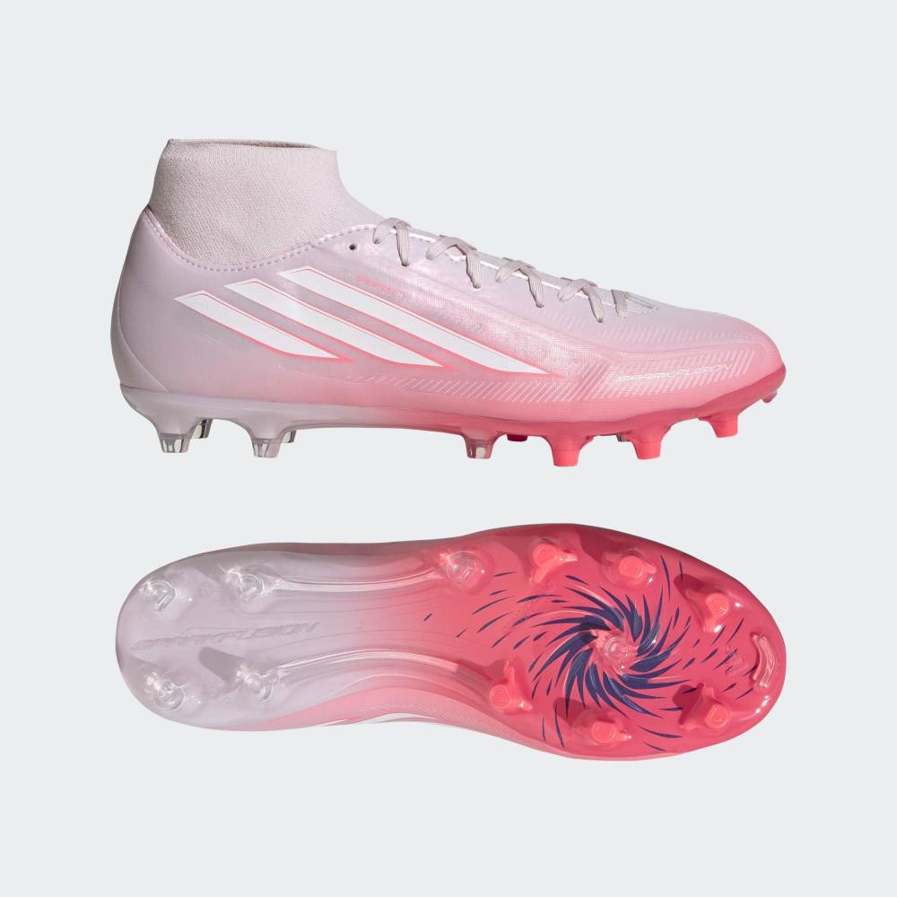 Zapatillas Adidas F50 Sparkfusion League FG/AG Mujer - Fútbol | IH4488 Rosado / Blanco