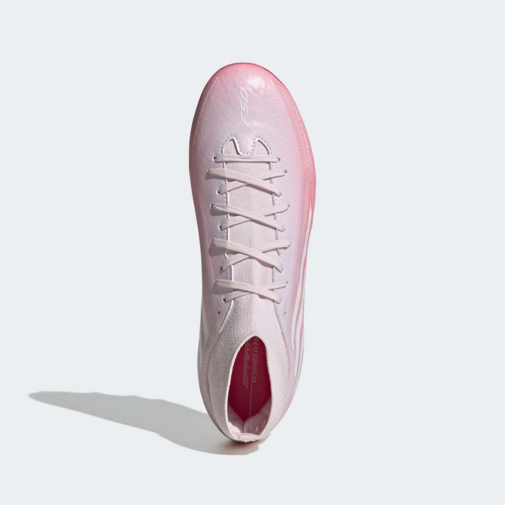 Zapatillas Adidas F50 Sparkfusion League FG/AG Mujer - Fútbol | IH4488 Rosado / Blanco
