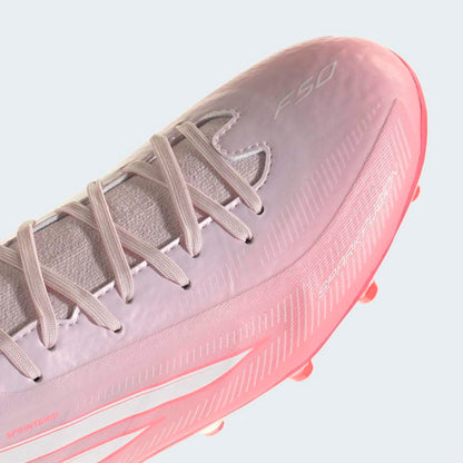 Zapatillas Adidas F50 Sparkfusion League FG/AG Mujer - Fútbol | IH4488 Rosado / Blanco