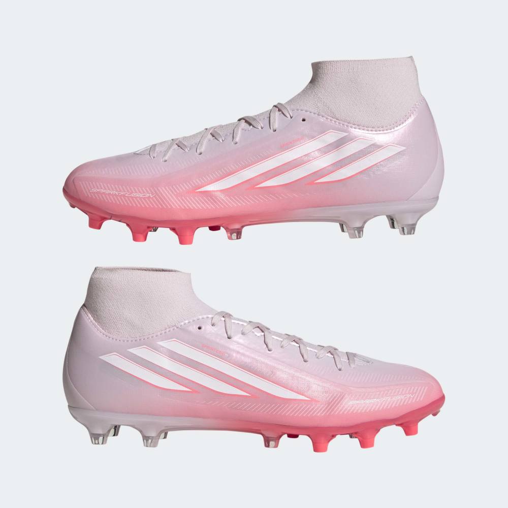Zapatillas Adidas F50 Sparkfusion League FG/AG Mujer - Fútbol | IH4488 Rosado / Blanco