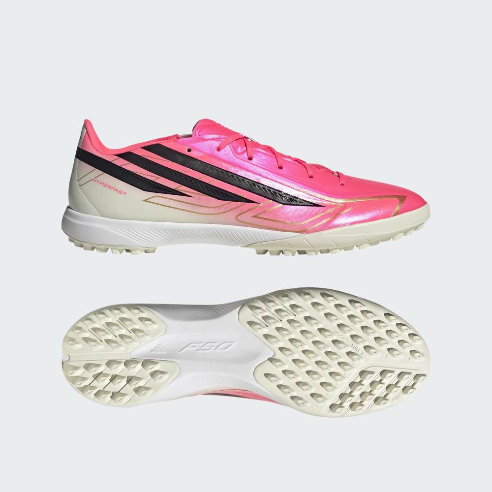 Zapatillas Adidas F50 Hyperfast League TF Hombre - Fútbol | IH4582 Rosa