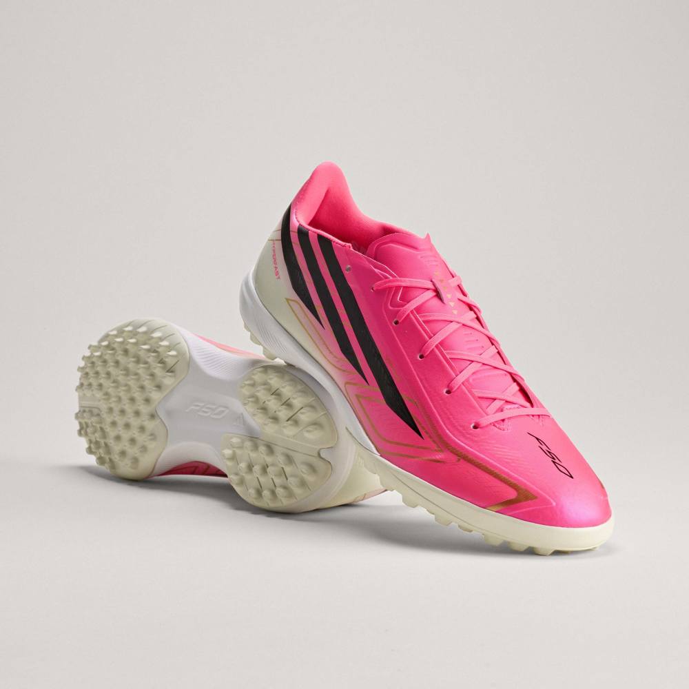 Zapatillas Adidas F50 Hyperfast League TF Hombre - Fútbol | IH4582 Rosa