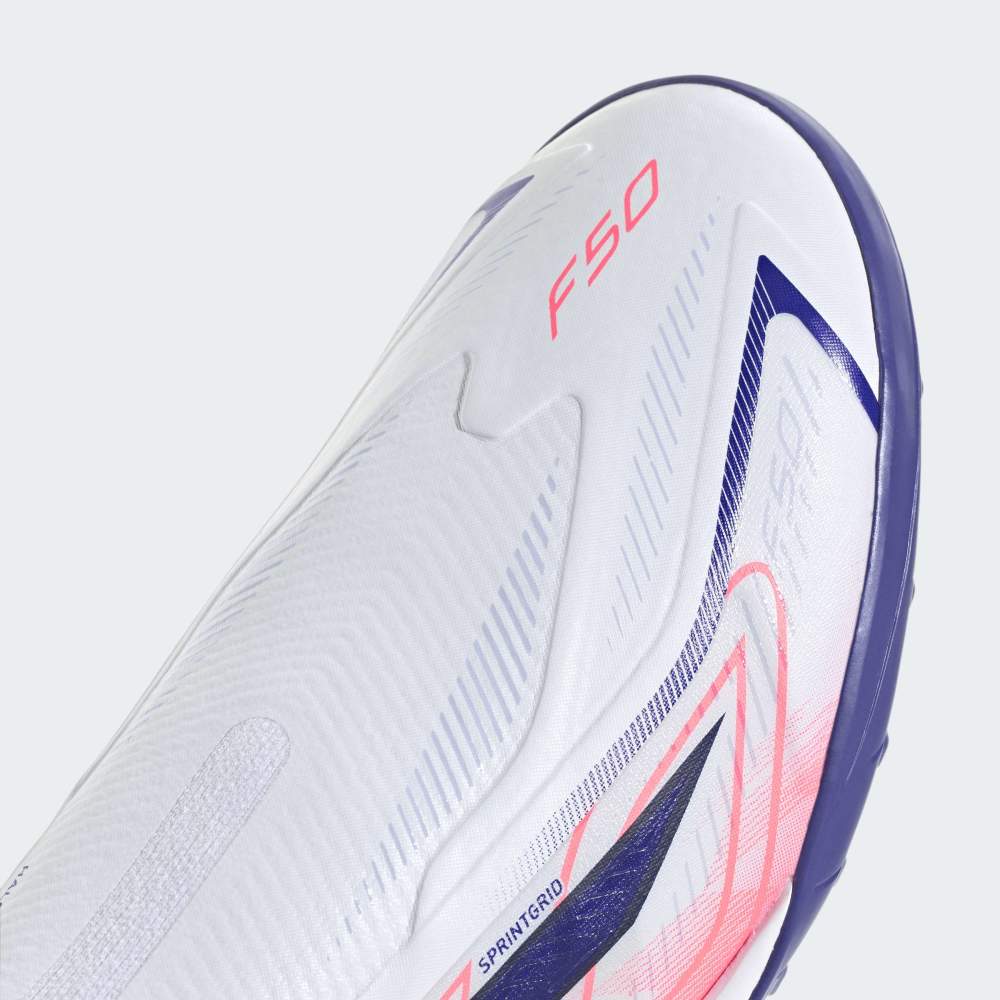 Zapatillas Adidas F50 Hyperfast League LL/TF Hombre - Fútbol | IH4585 Blanco / Azul