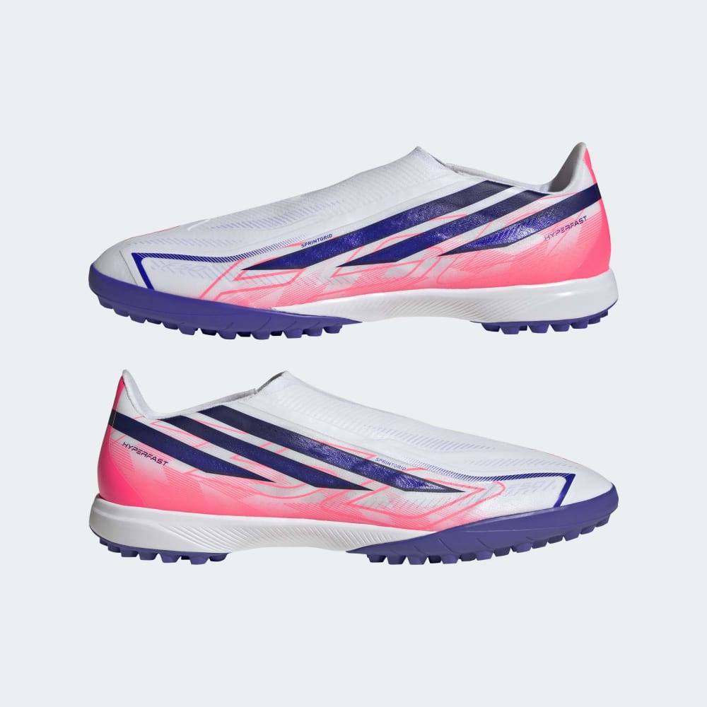 Zapatillas Adidas F50 Hyperfast League LL/TF Hombre - Fútbol | IH4585 Blanco / Azul