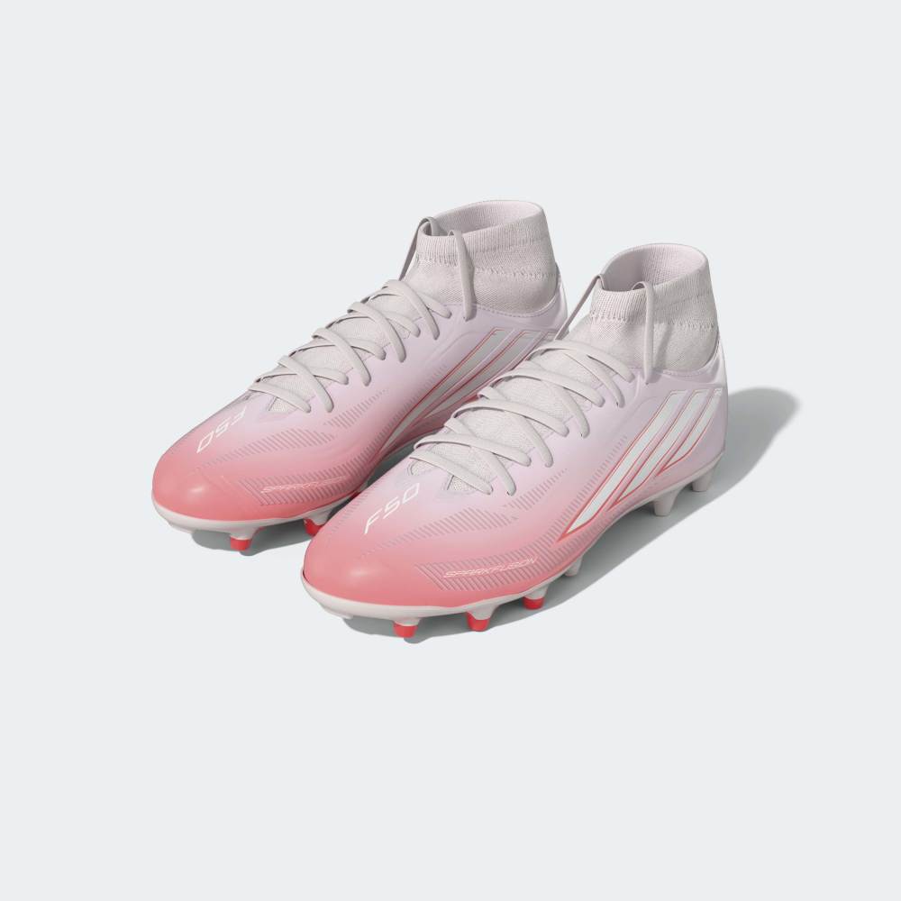 Zapatillas Adidas F50 Sparkfusion Club FG/AG Mujer - Fútbol | IH4624 Rosado / Blanco