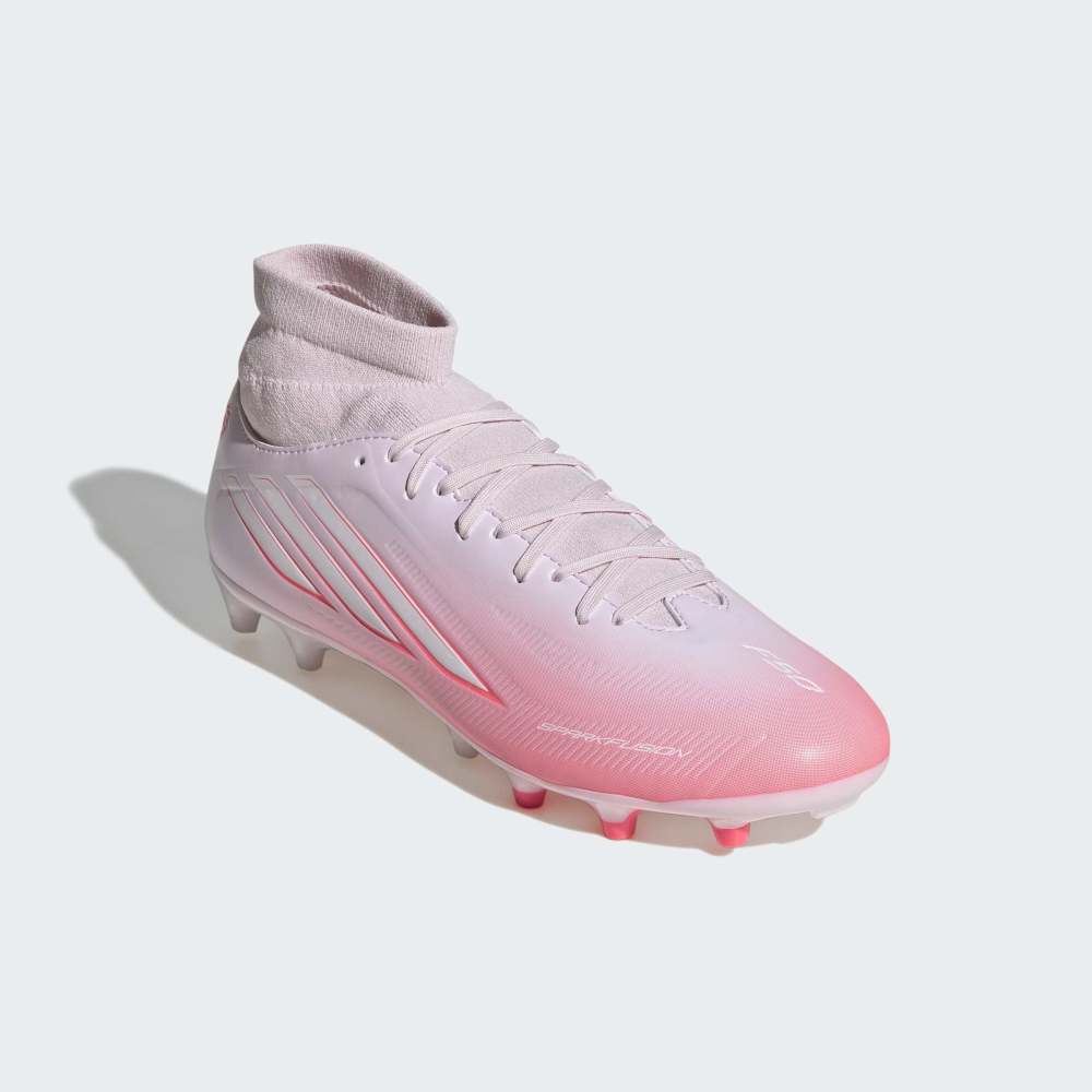 Zapatillas Adidas F50 Sparkfusion Club FG/AG Mujer - Fútbol | IH4624 Rosado / Blanco
