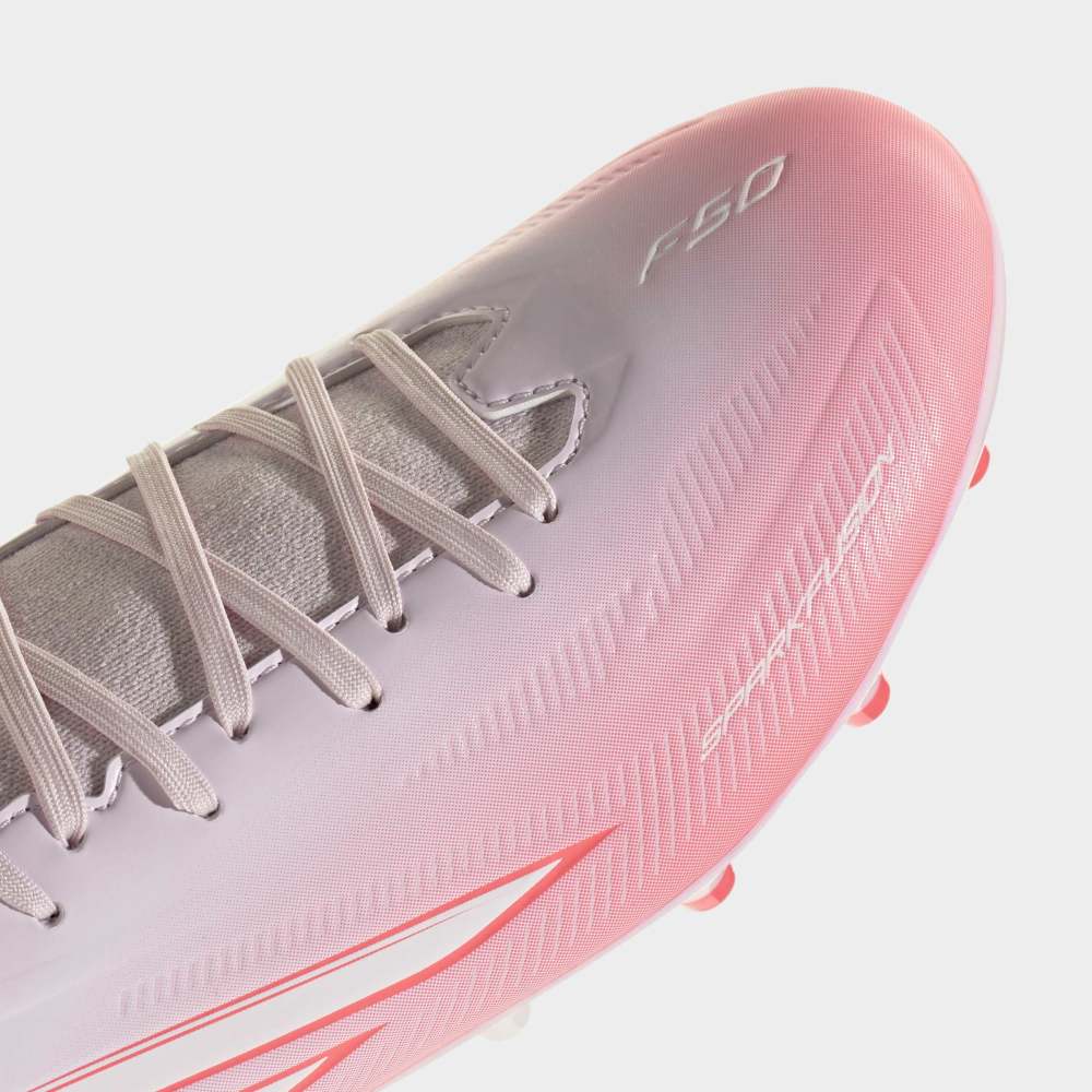 Zapatillas Adidas F50 Sparkfusion Club FG/AG Mujer - Fútbol | IH4624 Rosado / Blanco