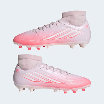 Zapatillas Adidas F50 Sparkfusion Club FG/AG Mujer - Fútbol | IH4624 Rosado / Blanco