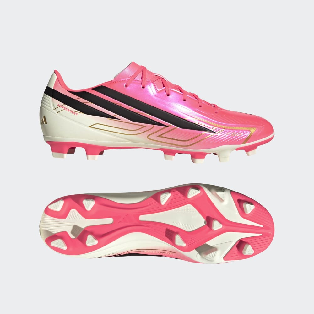 Zapatillas Adidas F50 Hyperfast Club FG/MG Hombre - Fútbol | IH9375 Rosa
