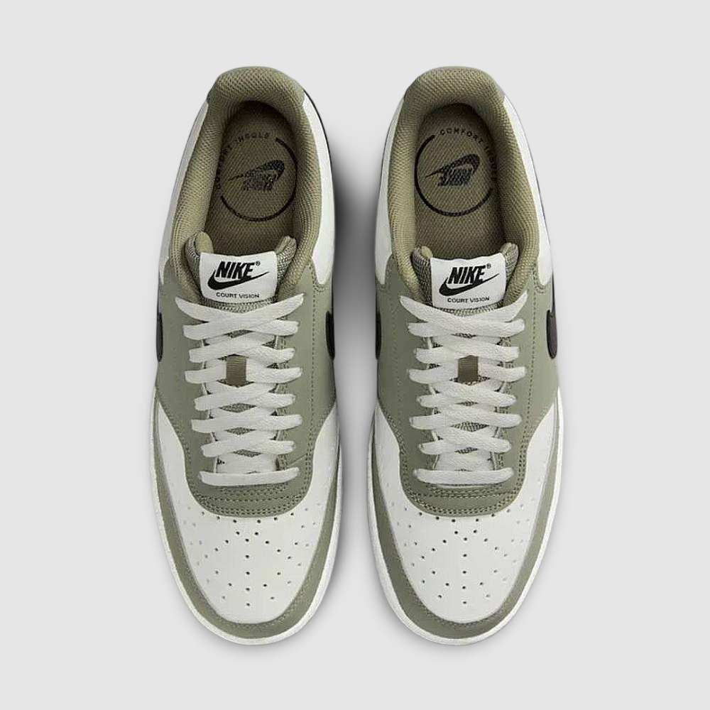 Zapatillas Nike Court Vision Low Hombre - Urbano | IM0459 104 Blanco/Verde