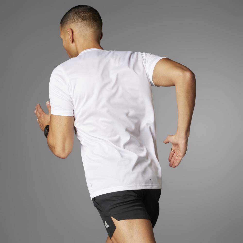 Polo Adidas Run It Hombre - Running | IN0075 Blanco