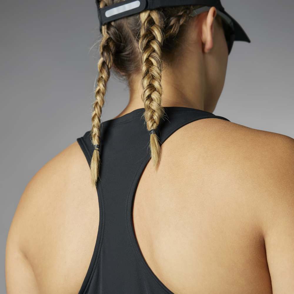 Polo Adidas Adizero E Tank Mujer - Running | IN1180 Negro