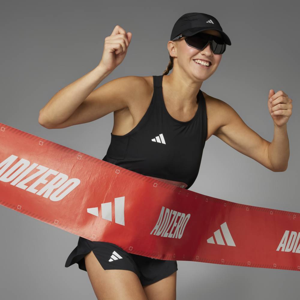 Polo Adidas Adizero E Tank Mujer - Running | IN1180 Negro