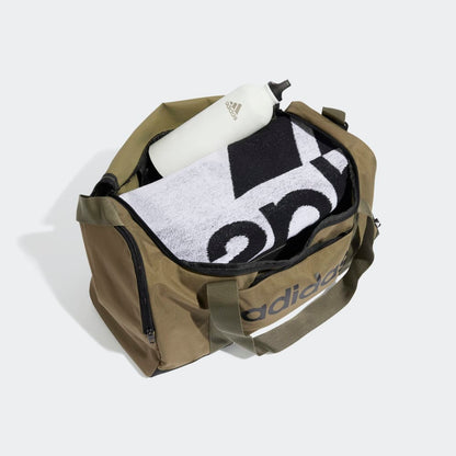 Maletin Adidas Linear Duffel S Unisex - Urbano | IN6114 Marrón