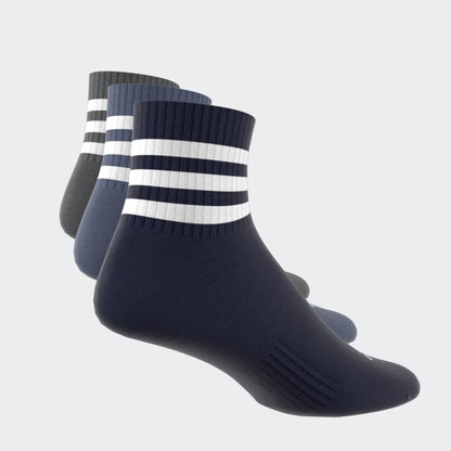 Medias Adidas 3S C SPW Mid 3P Unisex - Urbano | IP2637 Azul/Gris