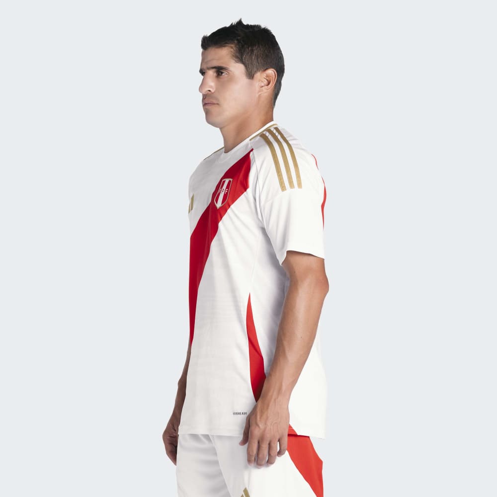 Camiseta Adidas Local Selección Peruana 2024 Hombre - Fútbol | IQ2442 Blanco