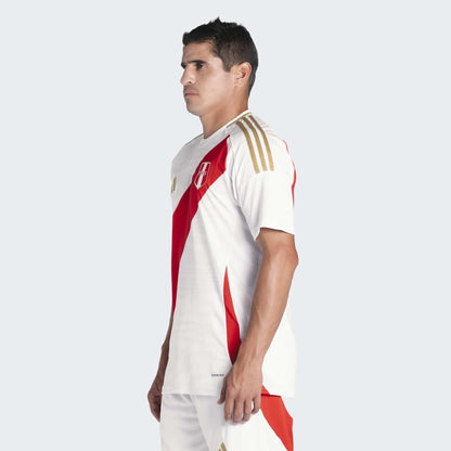 Camiseta Adidas Local Selección Peruana 2024 Hombre - Fútbol | IQ2442 Blanco