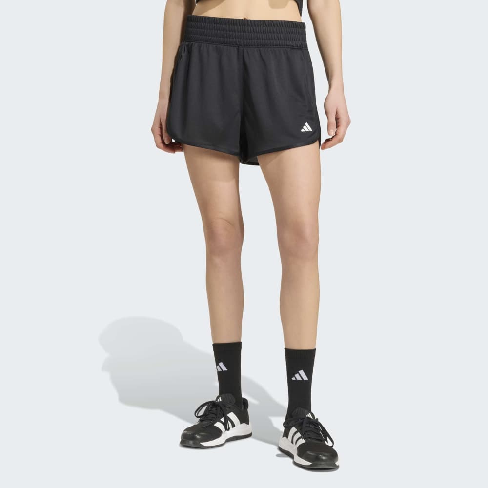 Shorts Adidas Pacer Essentials Tejidos Mujer - Training | IQ2576 Negro