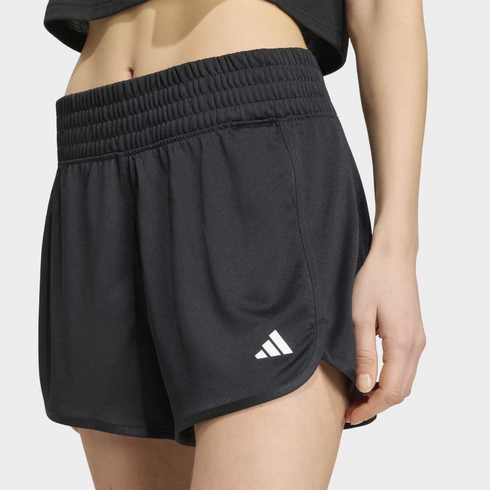 Shorts Adidas Pacer Essentials Tejidos Mujer - Training | IQ2576 Negro