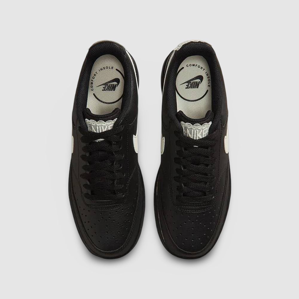 Zapatillas Nike Court Vision Low Premium Mujer- Urbano | IR1387 001 Negro