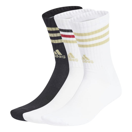 MEDIAS ADIDAS A MEDIA PANTORRILLA ACOLCHADAS 3 TIRAS 3P