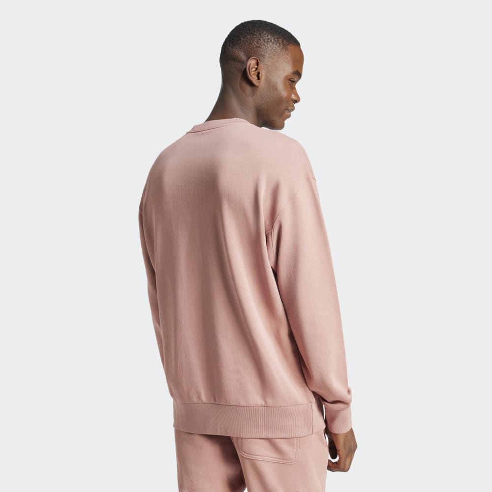 Polera Adidas All SZN Felpa Francesa Cuello Redondo Hombre - Urbano | JC8058 Rosa