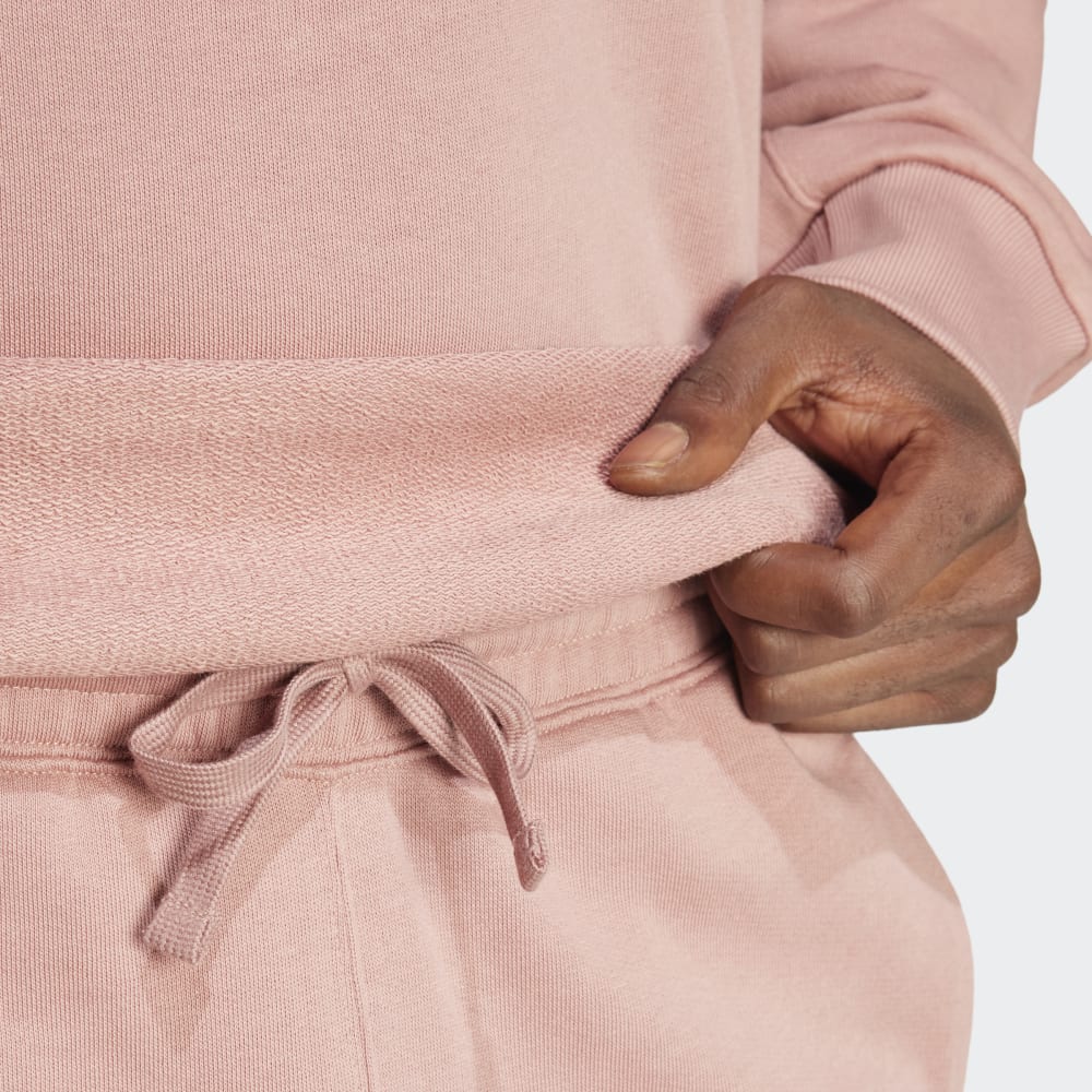 Polera Adidas All SZN Felpa Francesa Cuello Redondo Hombre - Urbano | JC8058 Rosa