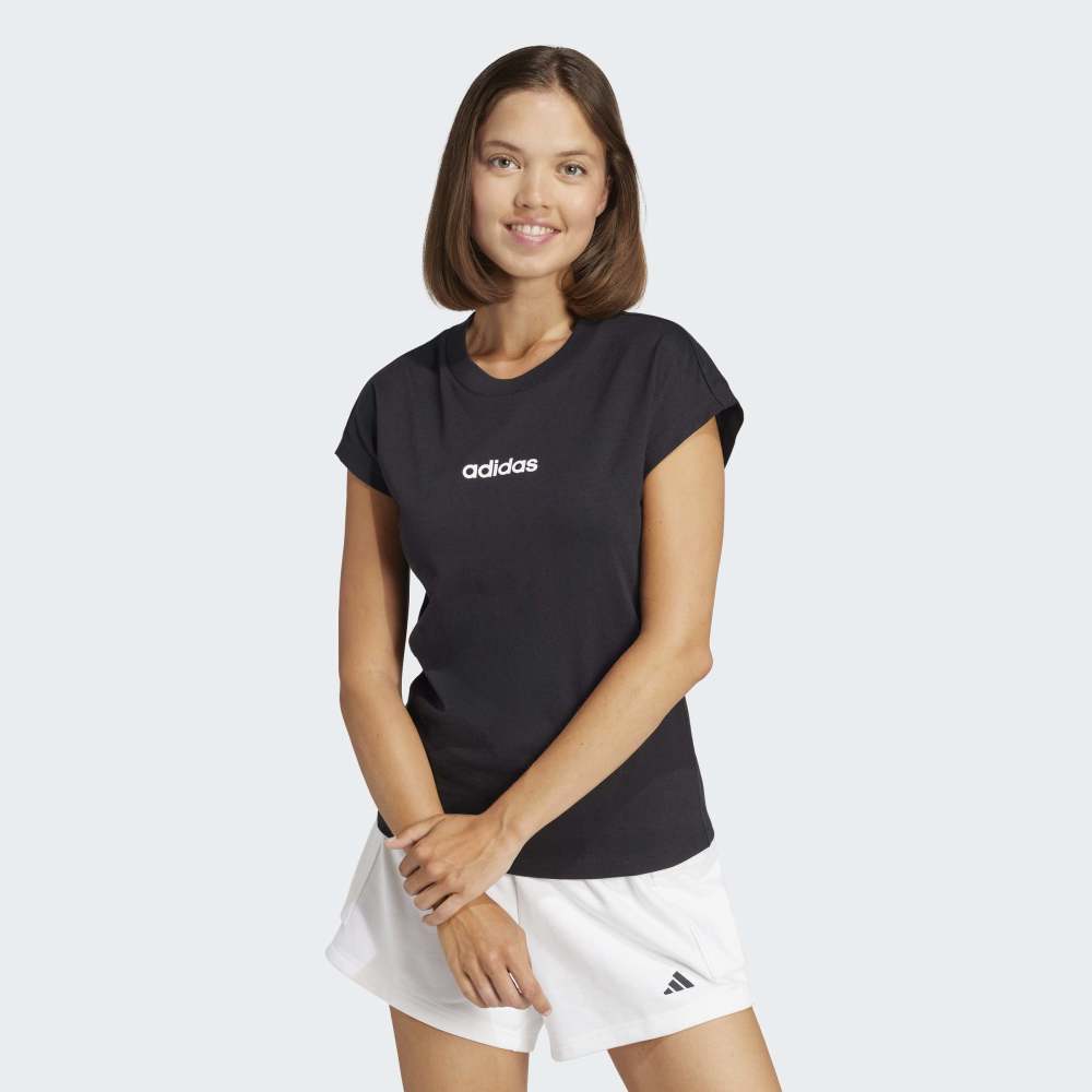 Polo Adidas LIN SJ T Mujer - Urbano | JC8238 Negro