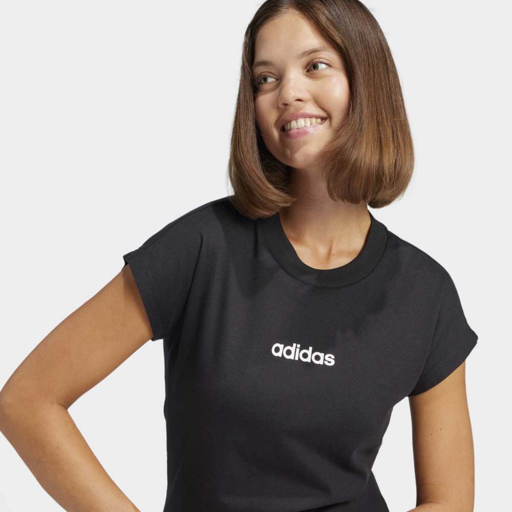 Polo Adidas LIN SJ T Mujer - Urbano | JC8238 Negro