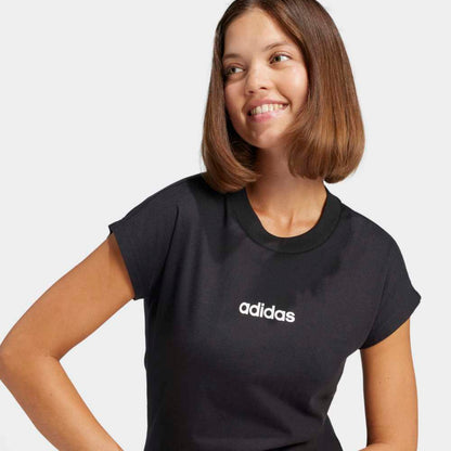 Polo Adidas LIN SJ T Mujer - Urbano | JC8238 Negro