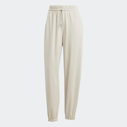 Pantalón Adidas Essentials Small Logo French Terry Mujer - Urbano | Beige