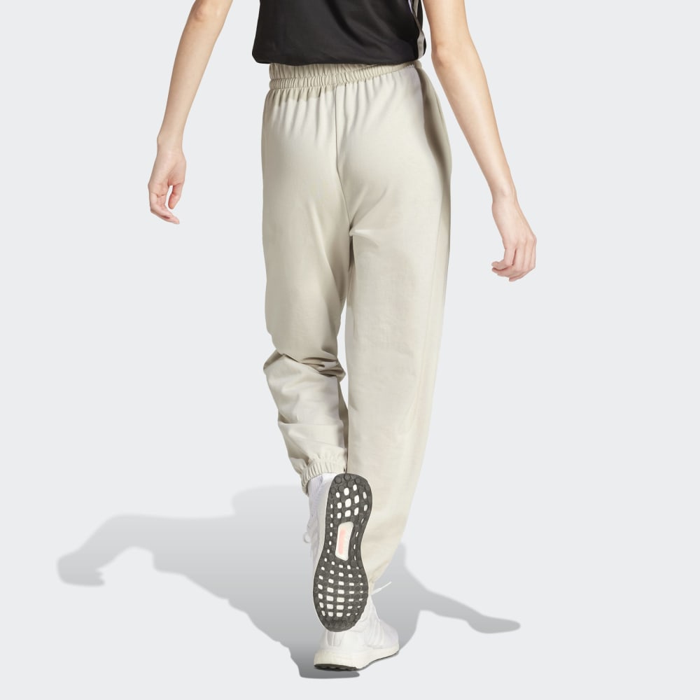 Pantalón Adidas Essentials Small Logo French Terry Mujer - Urbano | Beige